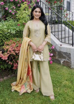 Sage Green Embroidered Kurta Set