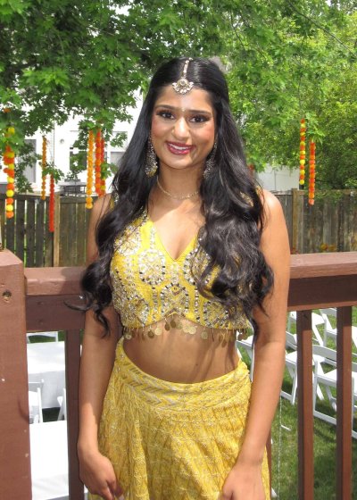 Yellow Mirrorwork Co-Ord Set
