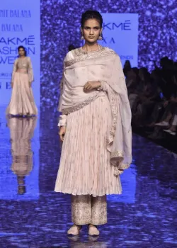 Blush Pink Embroidered Anarkali