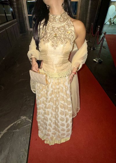 Gold Paisley Lehenga