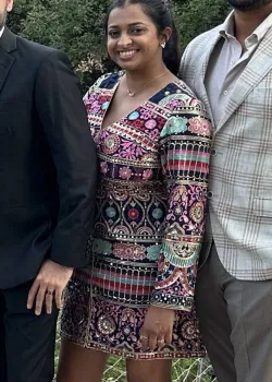 Multicolor Embroidered Dress - hover
