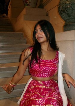 Pink Bandhani Print Lehenga - hover