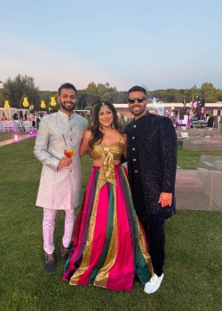 Multicolor Striped Lehenga - hover