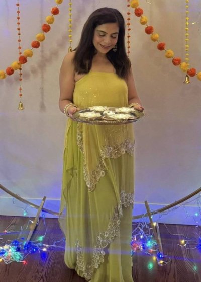 Yellow One-Shoulder Co-Ord Set