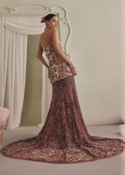 Pink Floral Sequin Skirt Set - hover