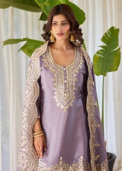 Lavender Sharara Set - hover