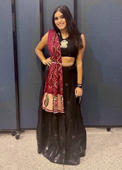 Black Bandhani Chaniya Choli
