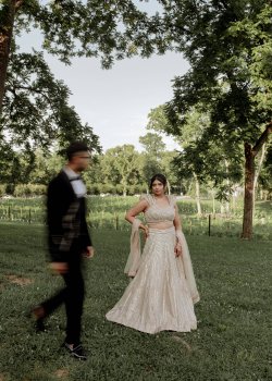 Champagne Reception Lehenga