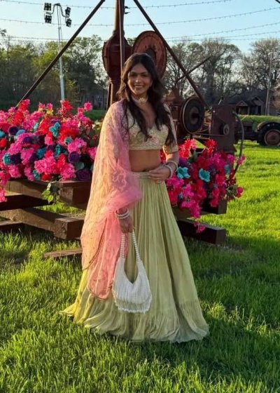 Pastel Green Lehenga