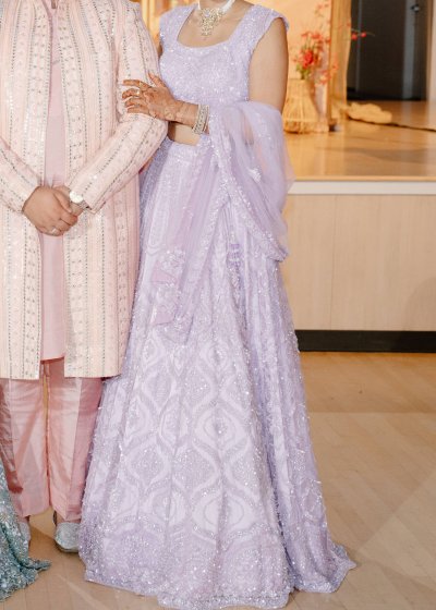 Light Lavender Lehenga