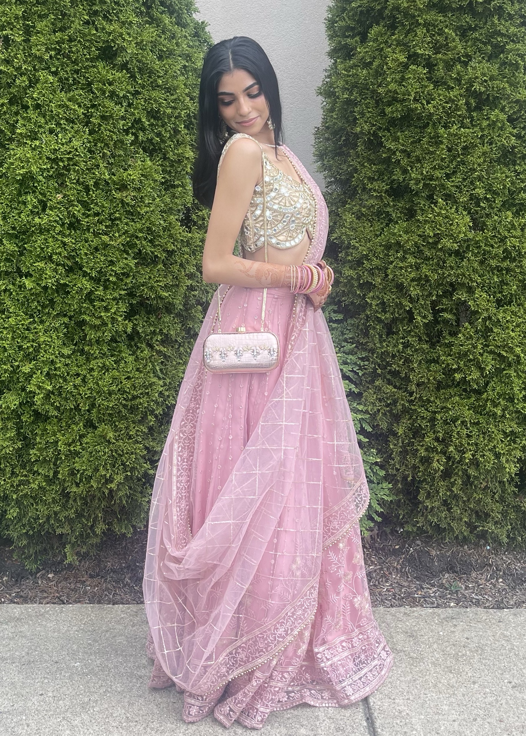 Pink Pearl Lehenga  Image - 1