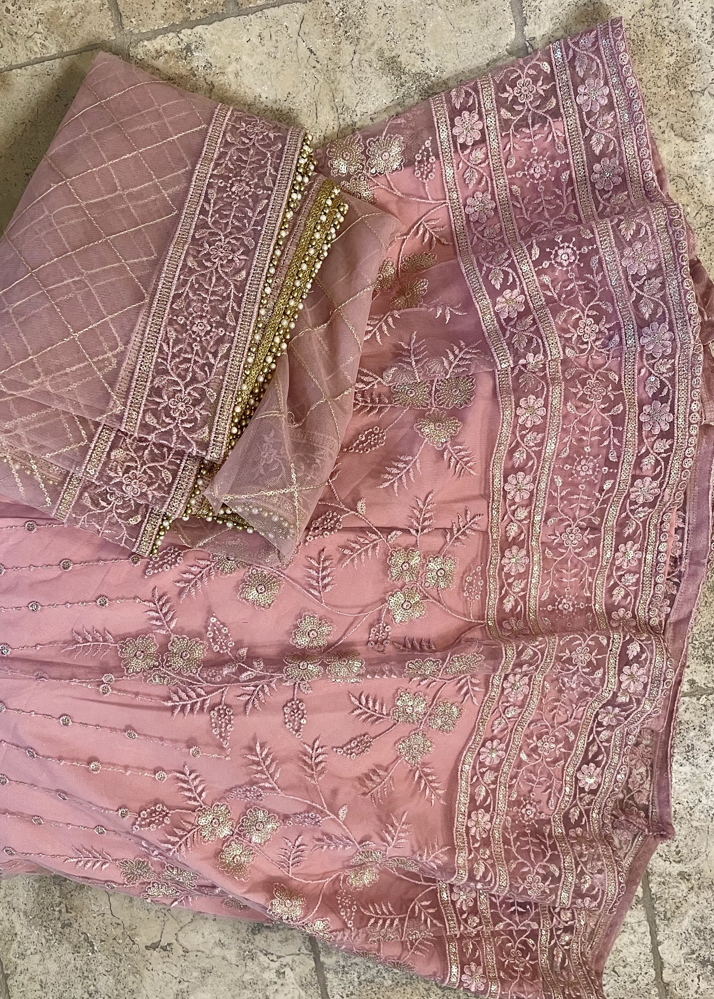 Pink Pearl Lehenga  Image - 4