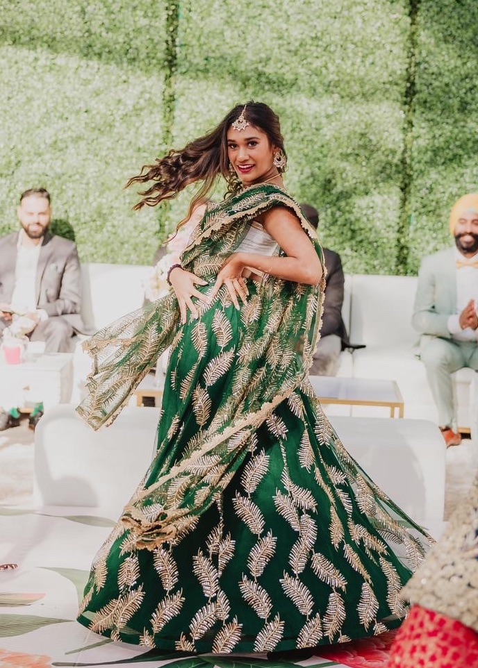 Green Leaf Skirt Image - 1