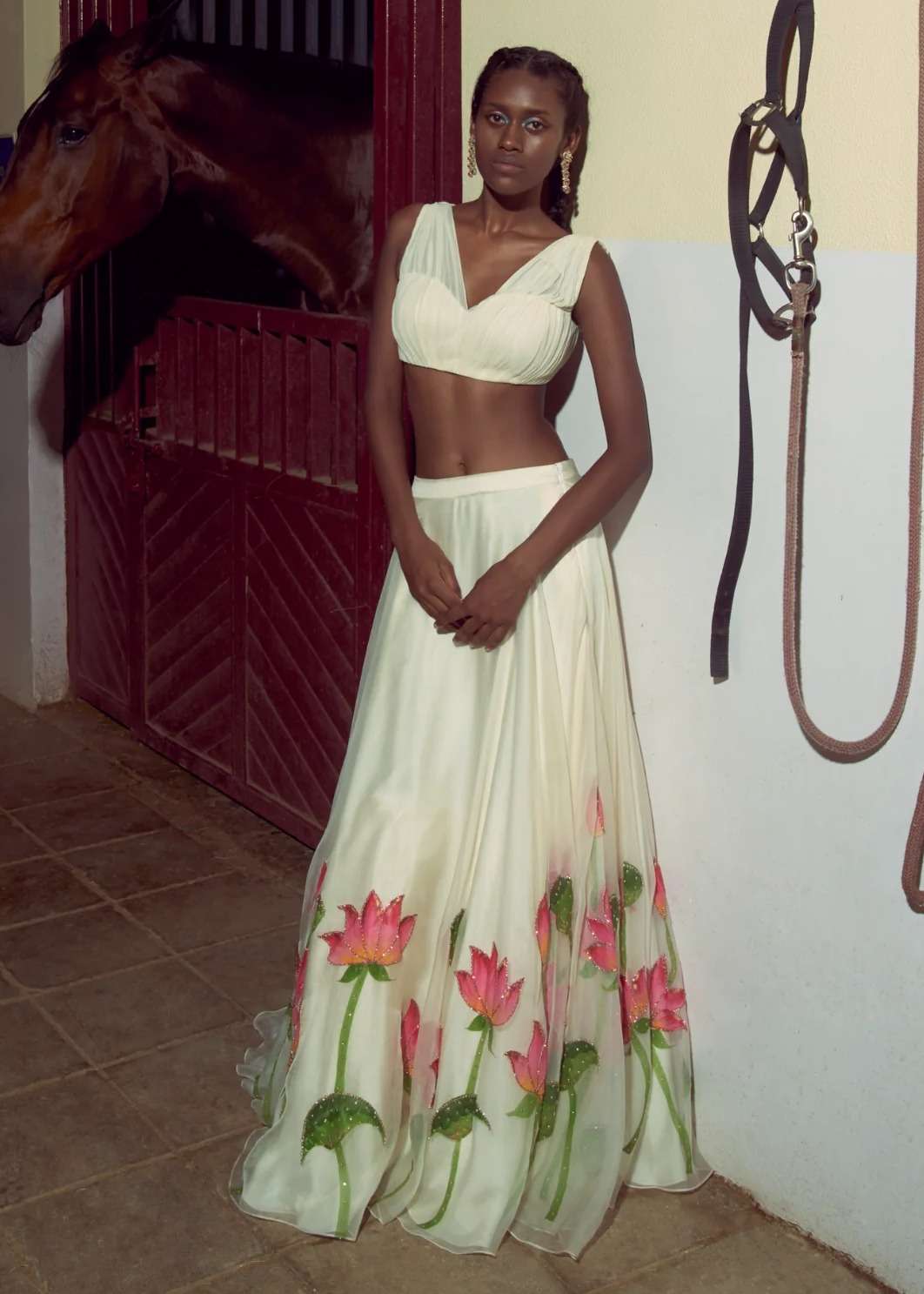 Kanwal Floral Lehenga Image - 2