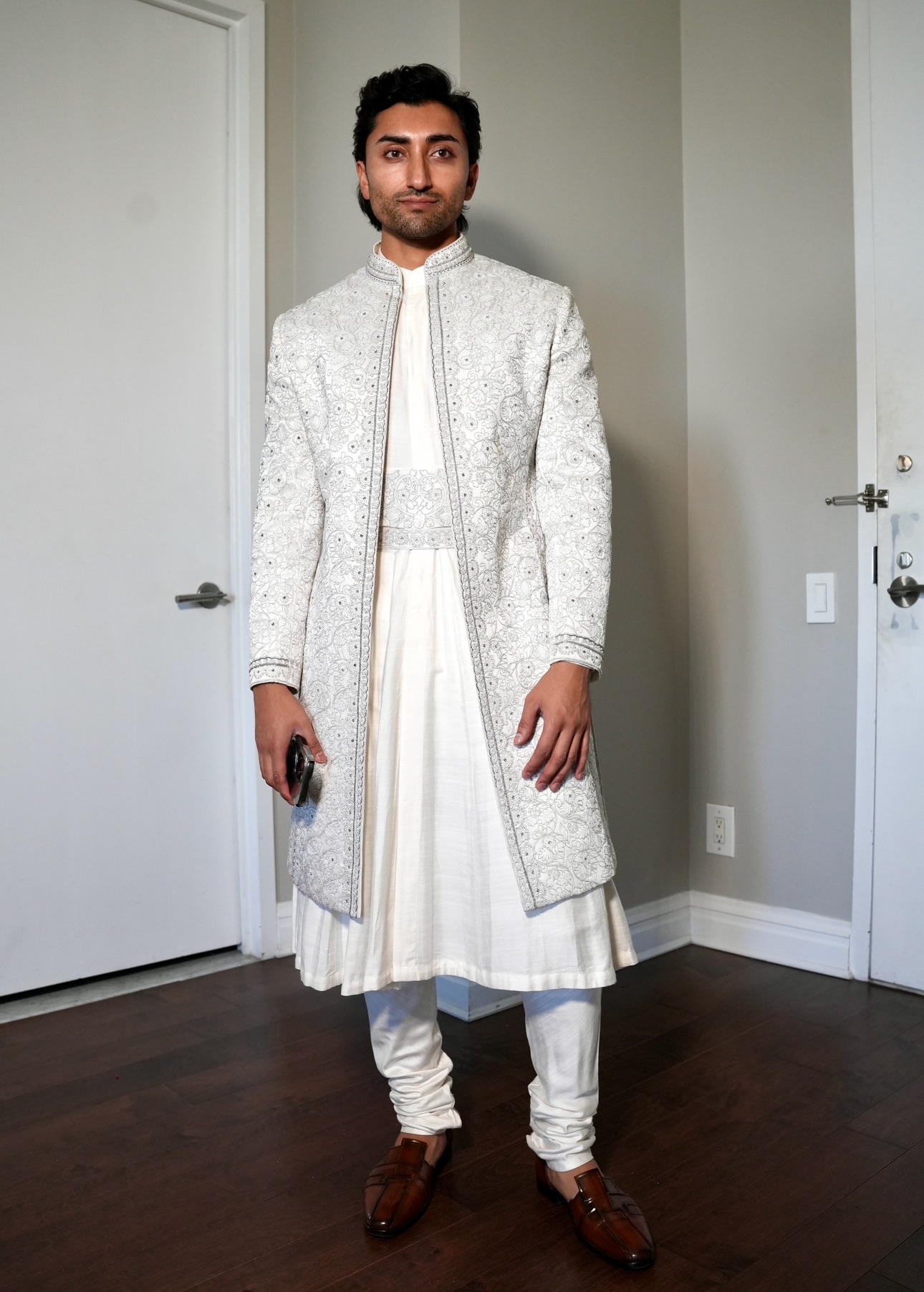 Ivory Sherwani Set Image - 0