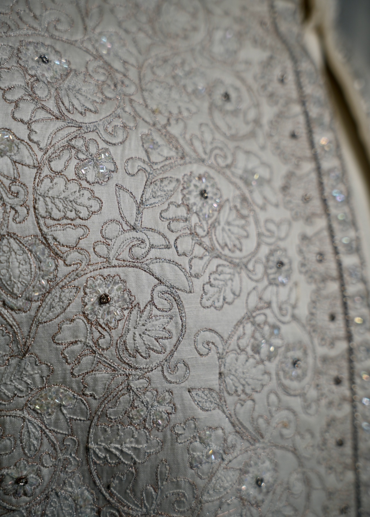 Ivory Sherwani Set Image - 7