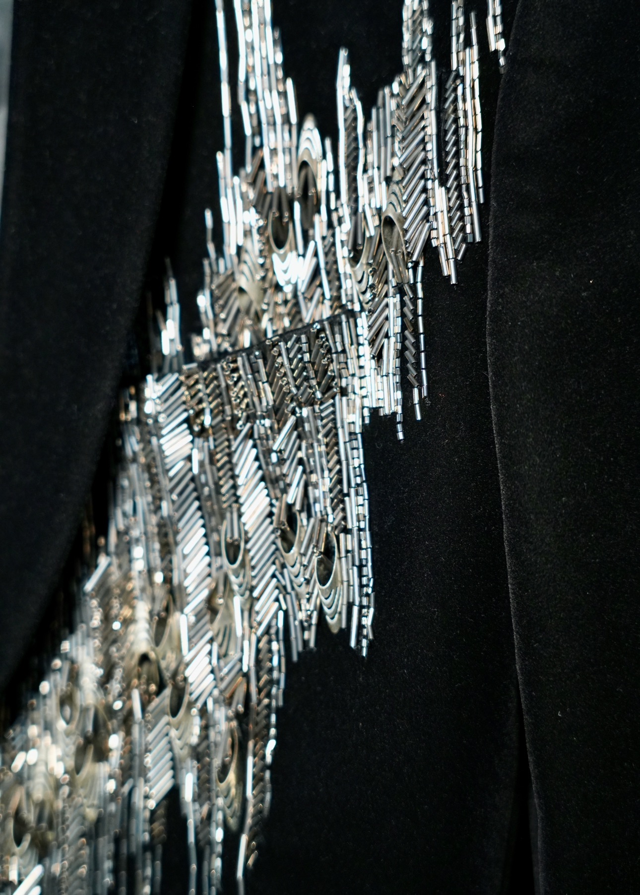 Black Velvet Tuxedo Jacket Image - 4