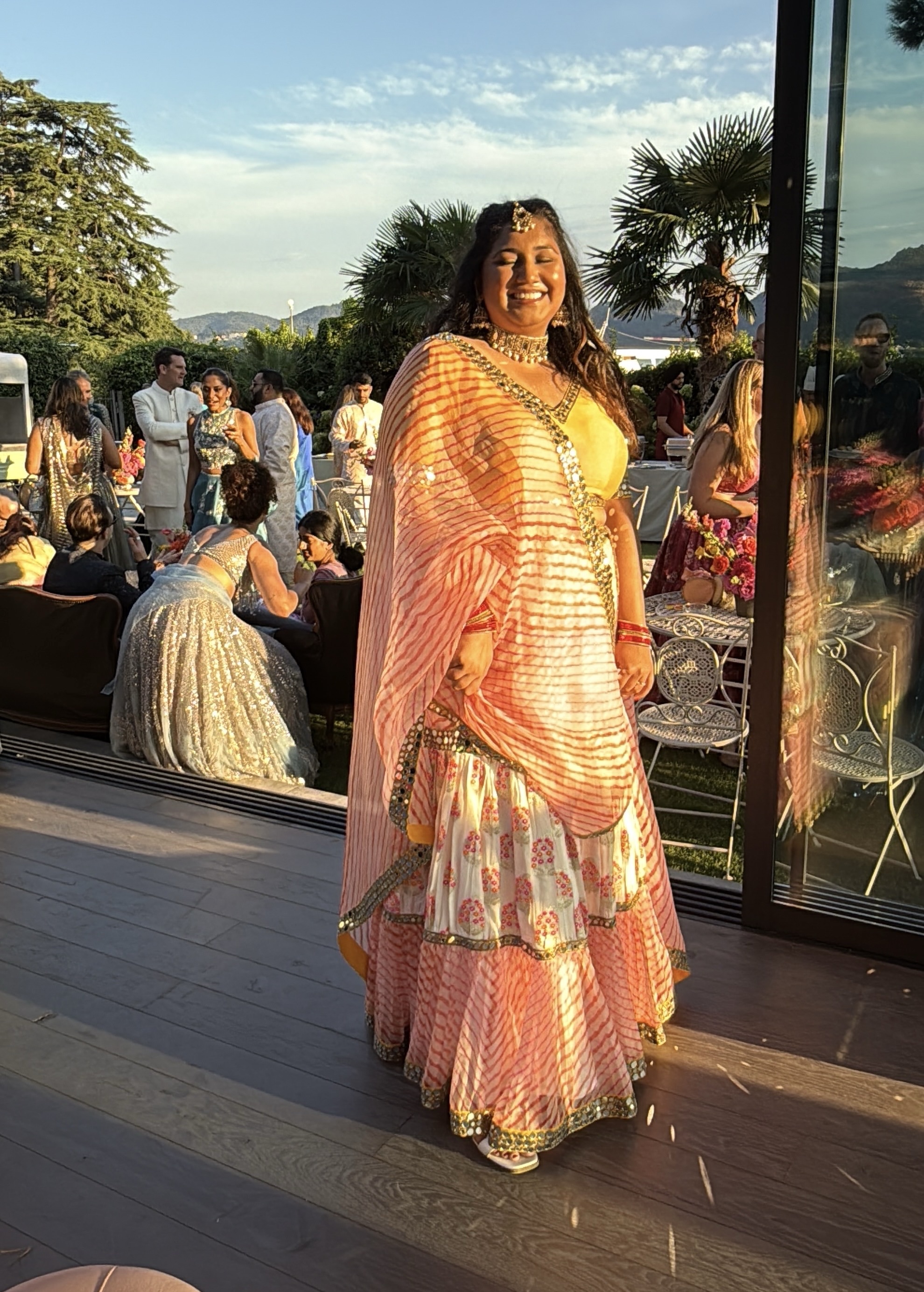 Colorful MIrrorwork Lehenga  Image - 1