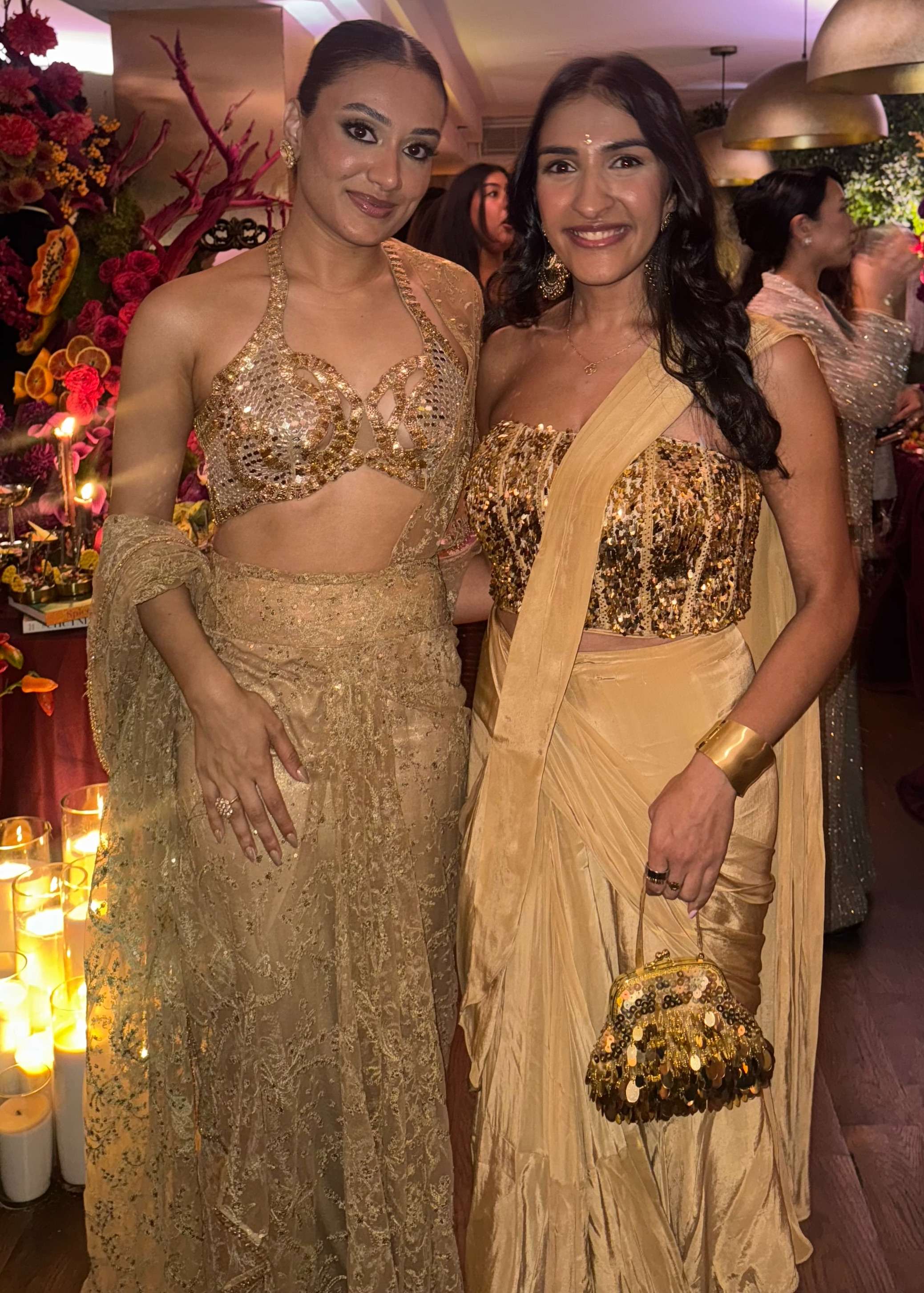 Gold Corset Pre-Draped Sari Image - 0