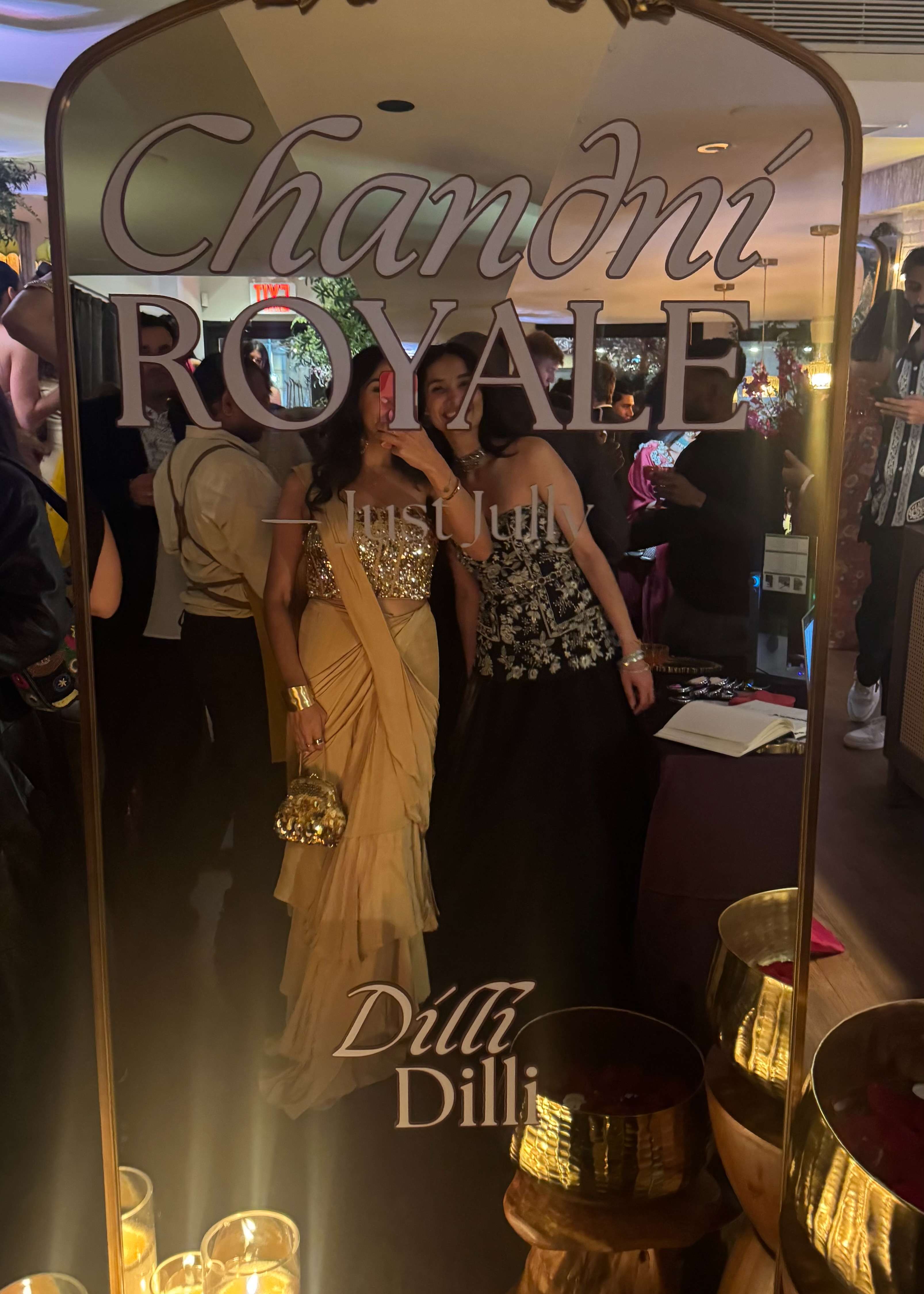Gold Corset Pre-Draped Sari Image - 4