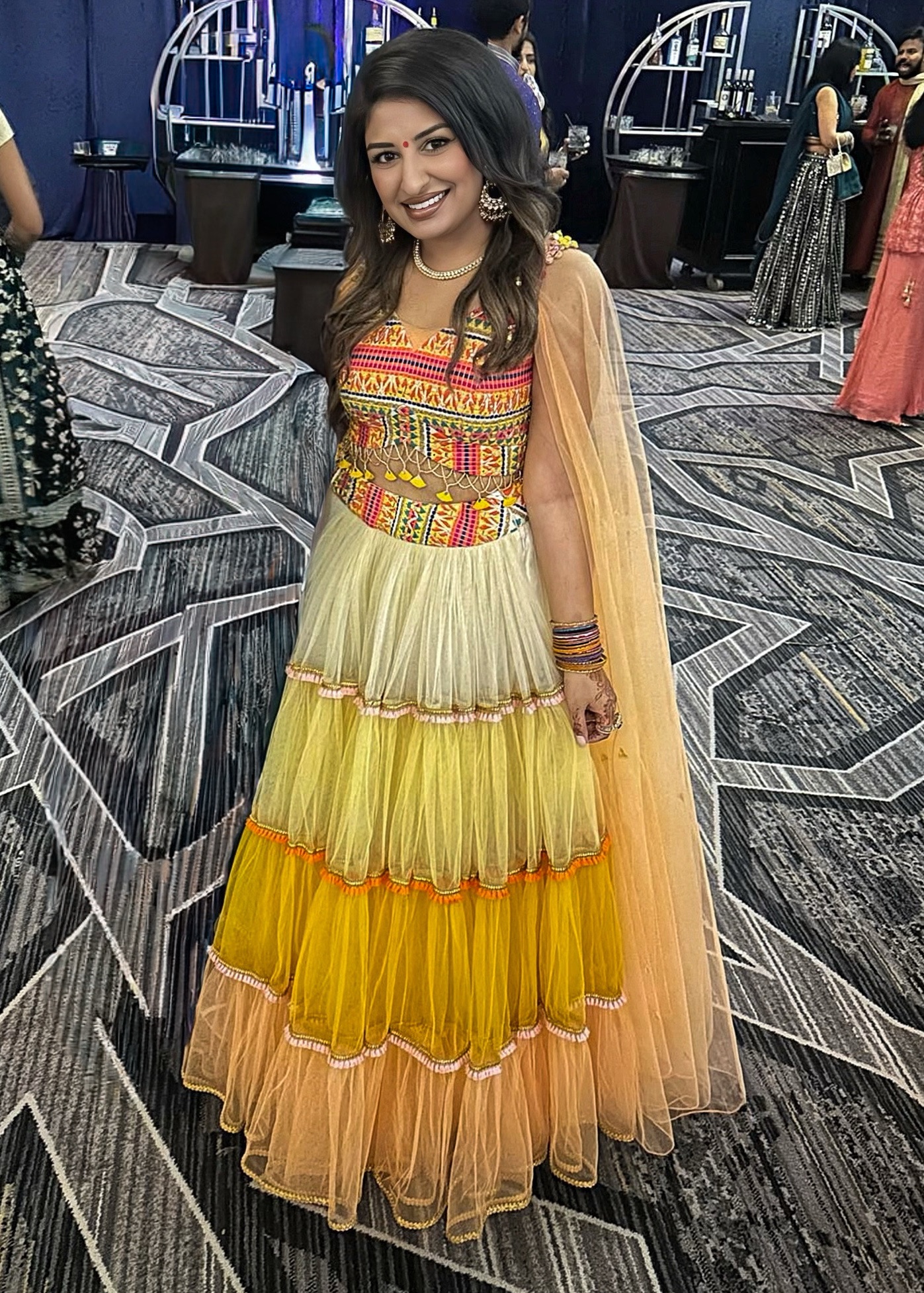 Shades of Sunset Lehenga Image - 0