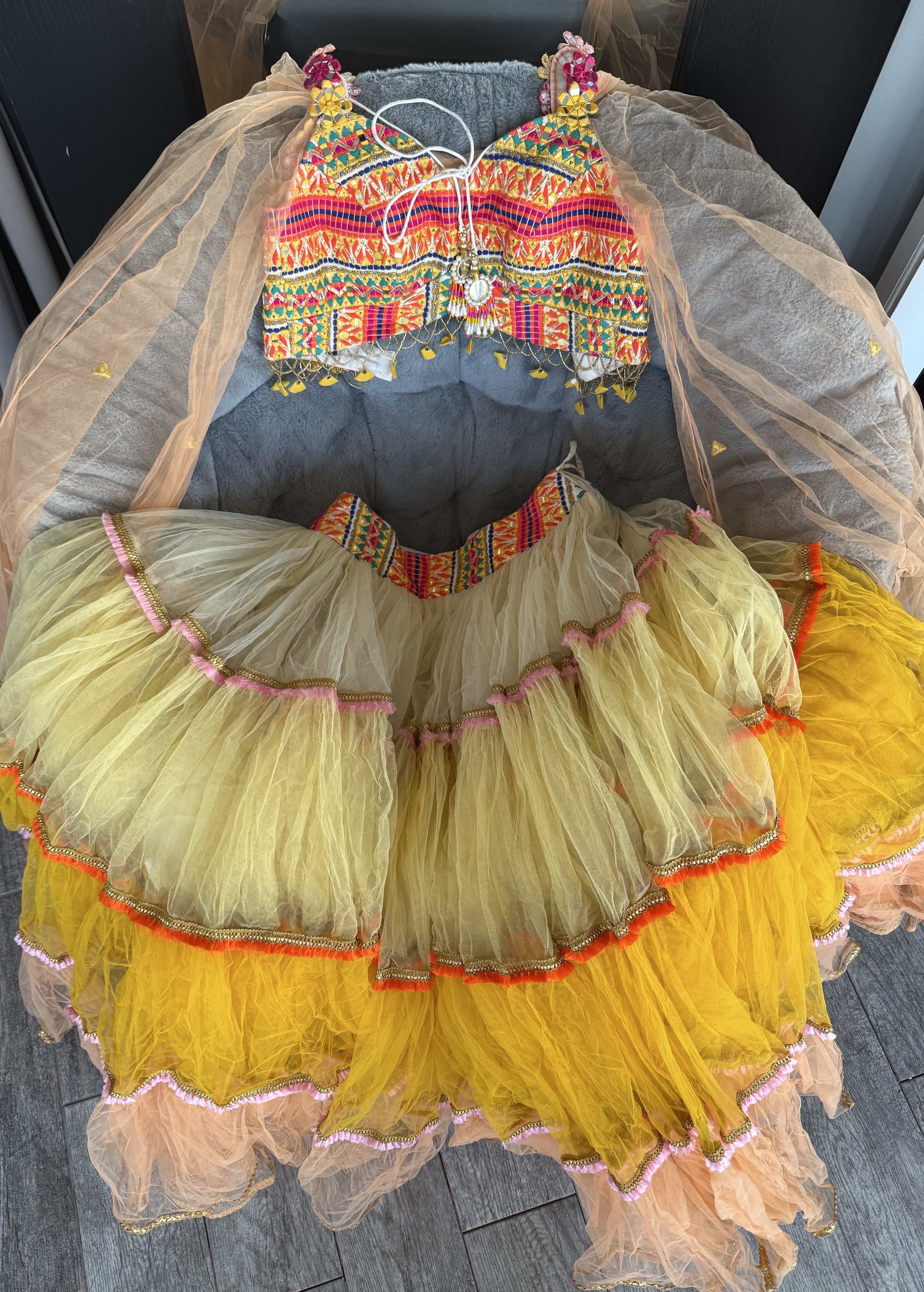 Shades of Sunset Lehenga Image - 1