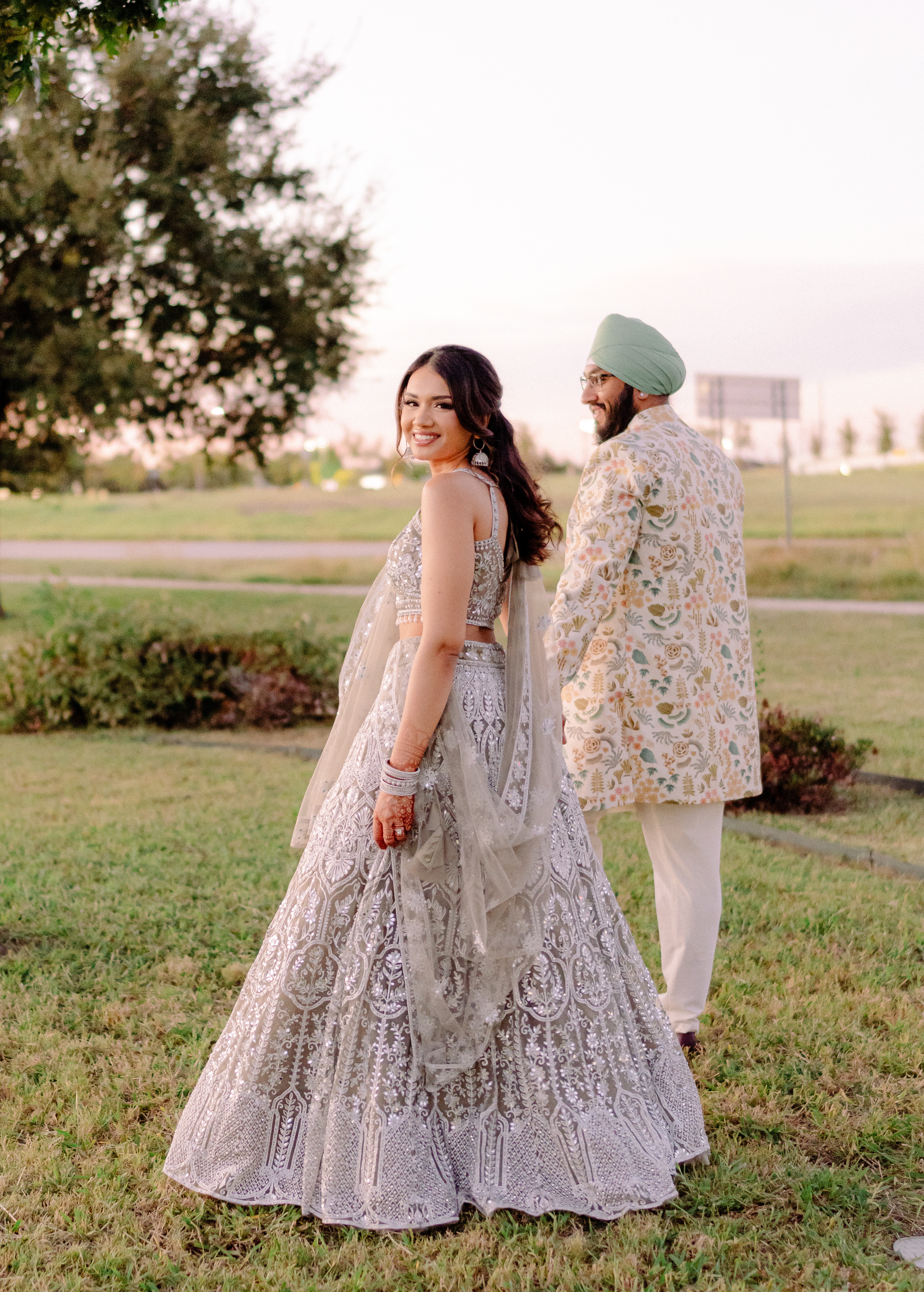 Jade Green Embroidered Sequin Lehenga Image - 0