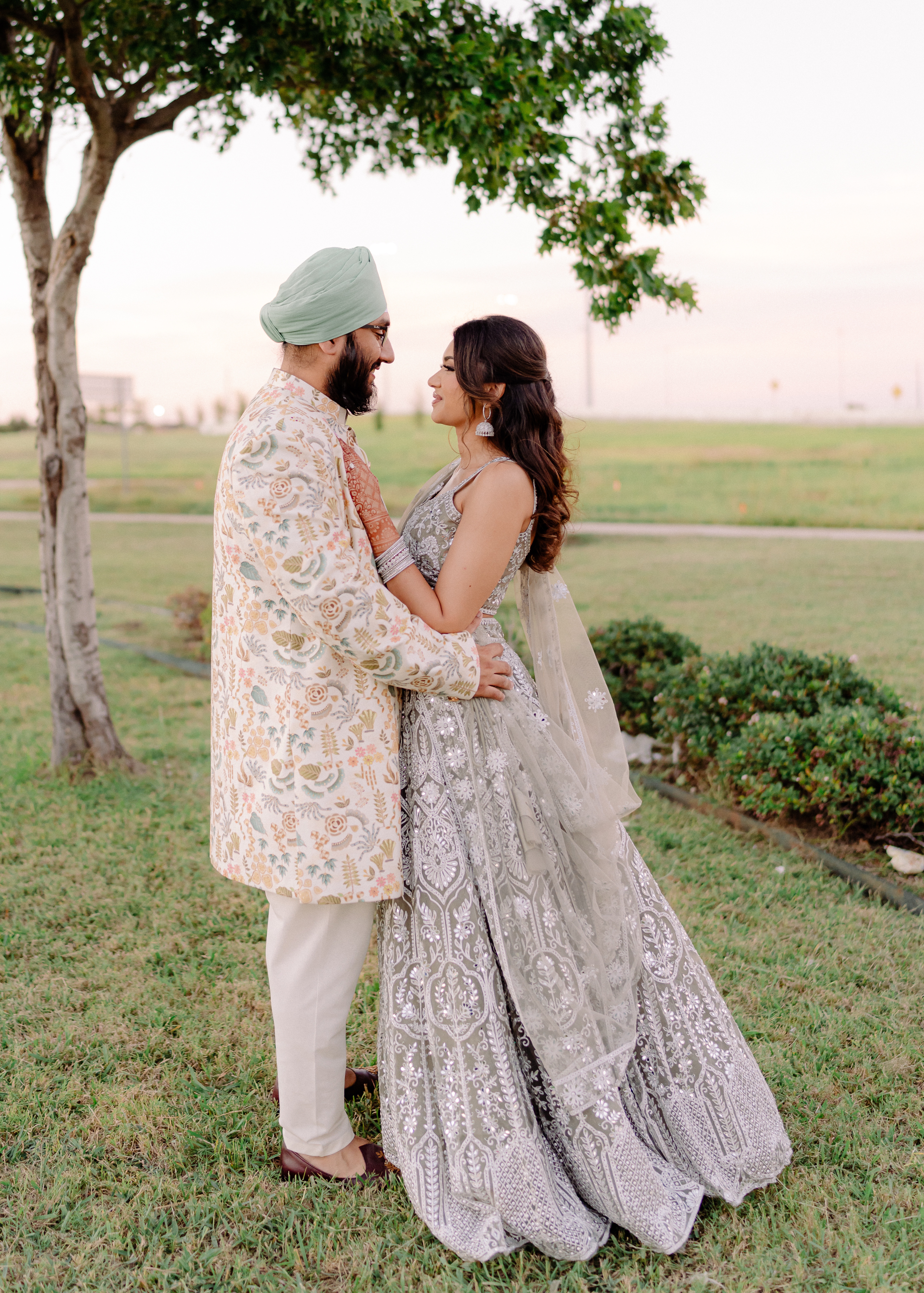 Jade Green Embroidered Sequin Lehenga Image - 2