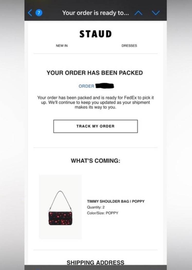 Staud Timmy Shoulder Bag Poppy Image - 3