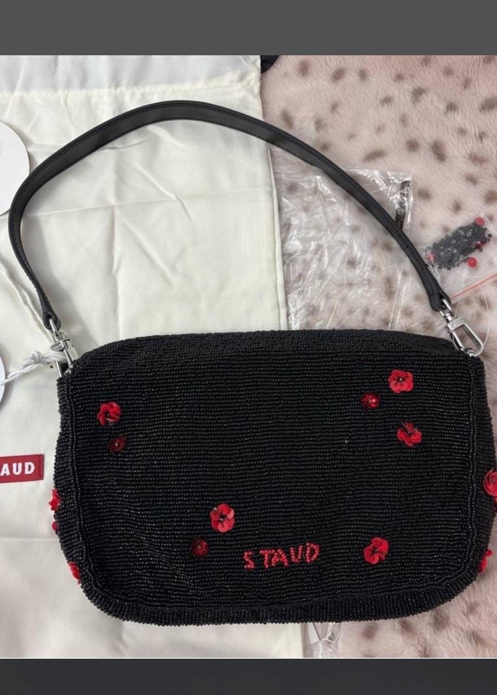 Staud Timmy Shoulder Bag Poppy Image - 7