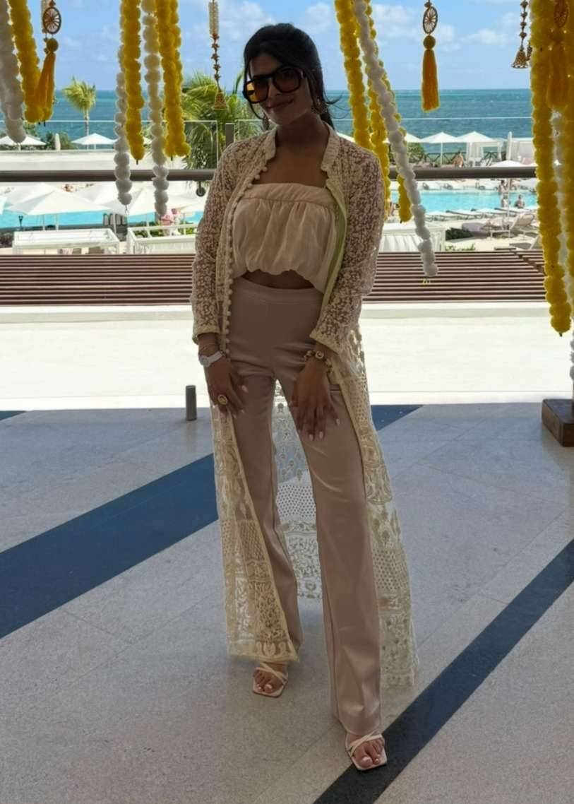 Lace Long Jacket Image - 0