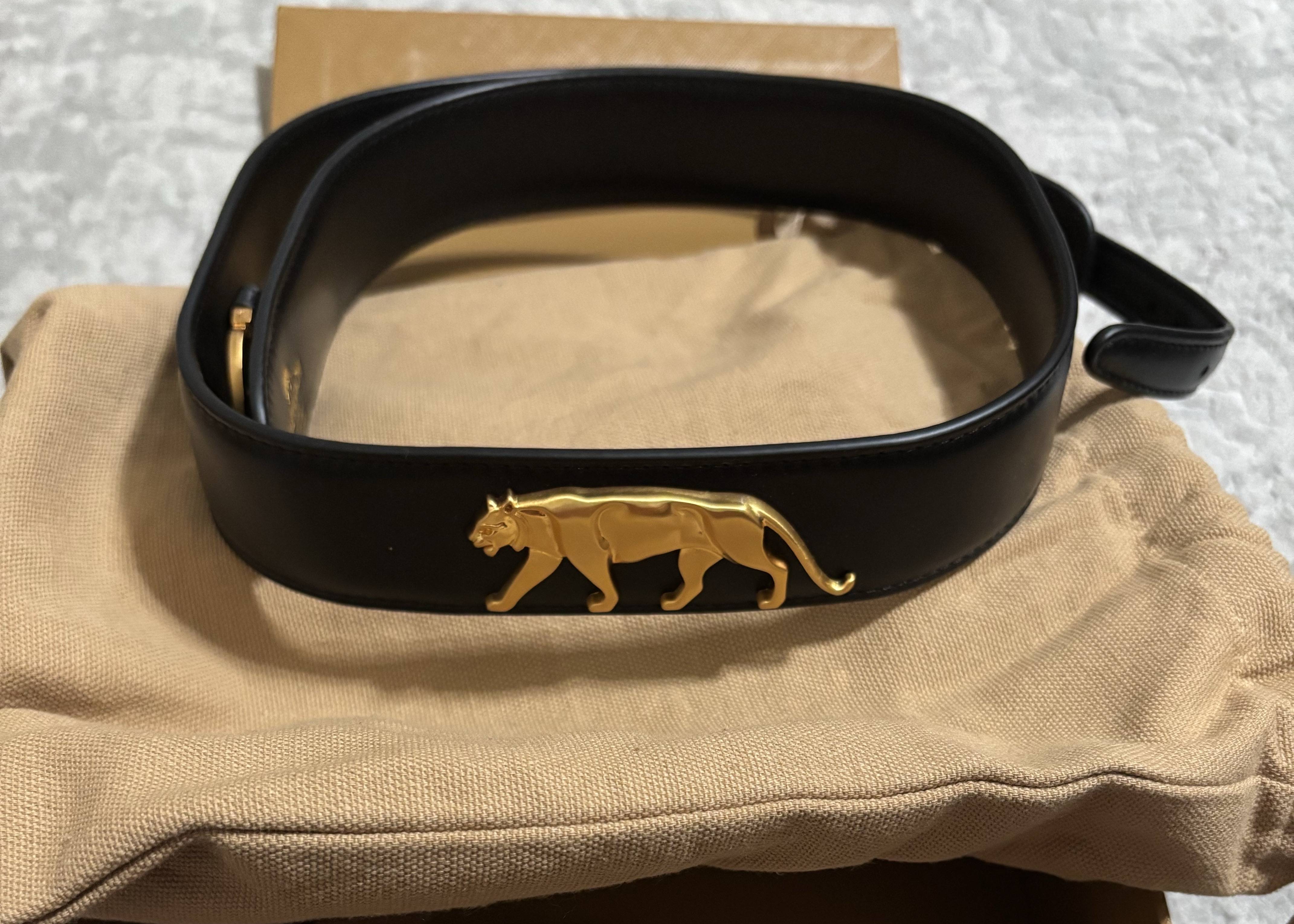 Classic Black Bengal Tiger Belt Image - 0