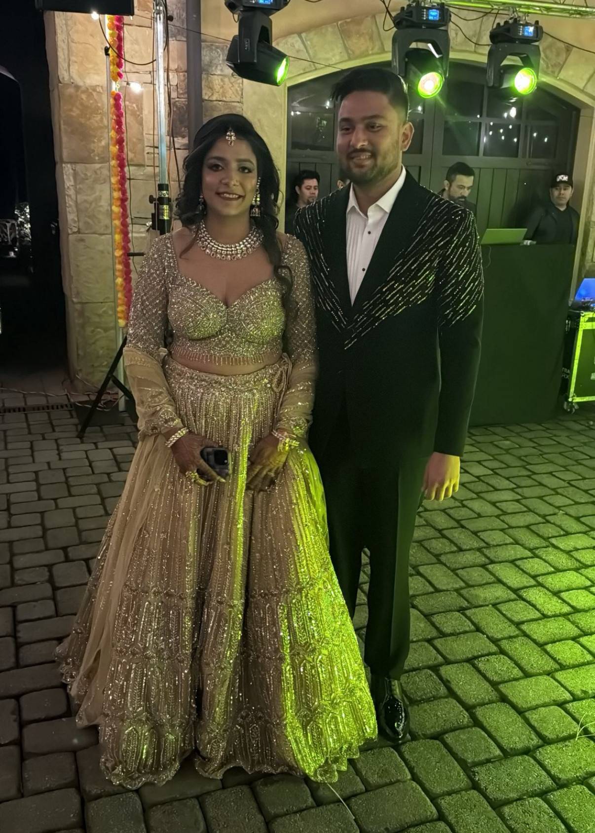Gold Embellished Lehenga Image - 1