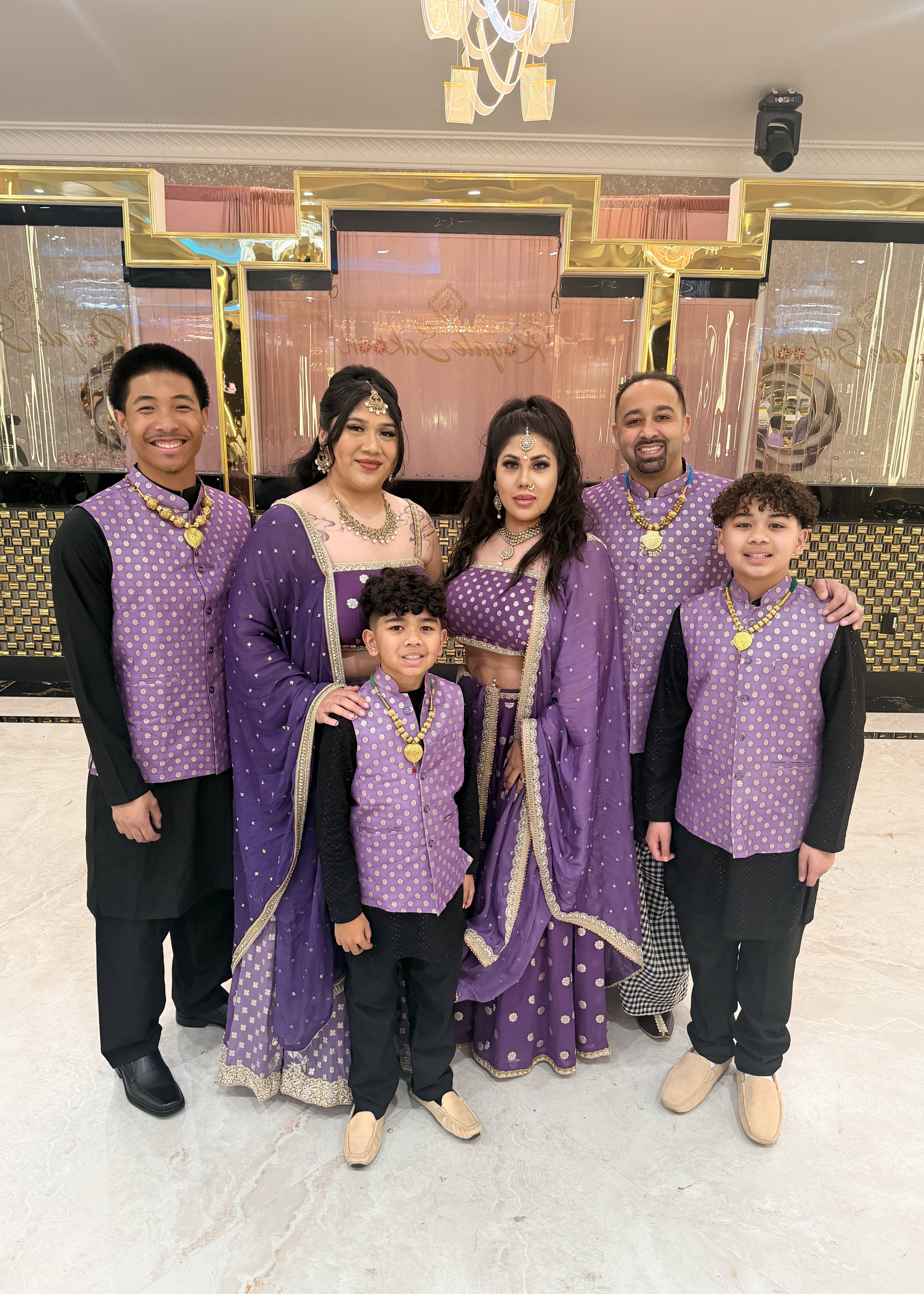 Purple Lightweight Sharara Image - 2