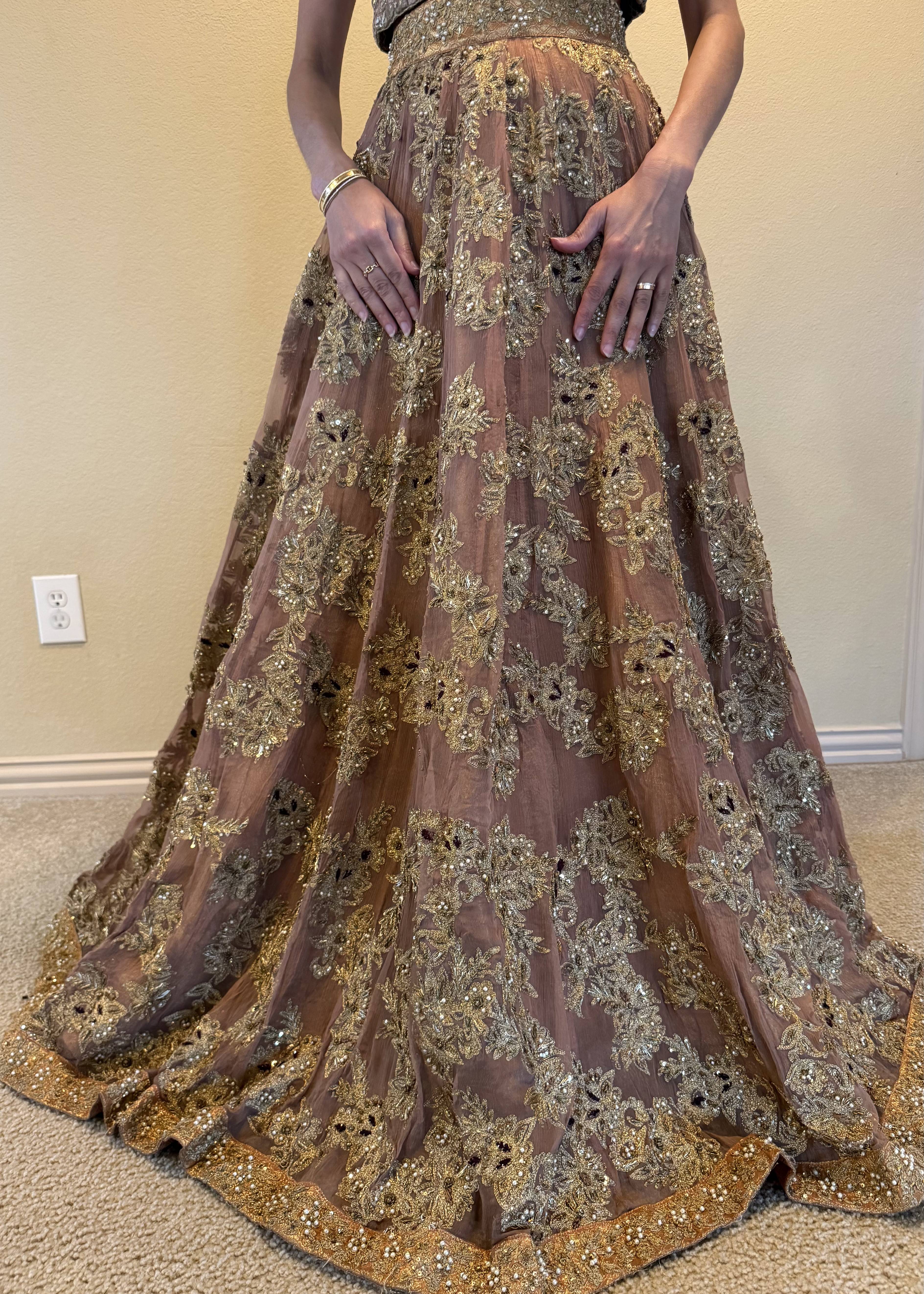 Purple Pink Lehenga Set Image - 0