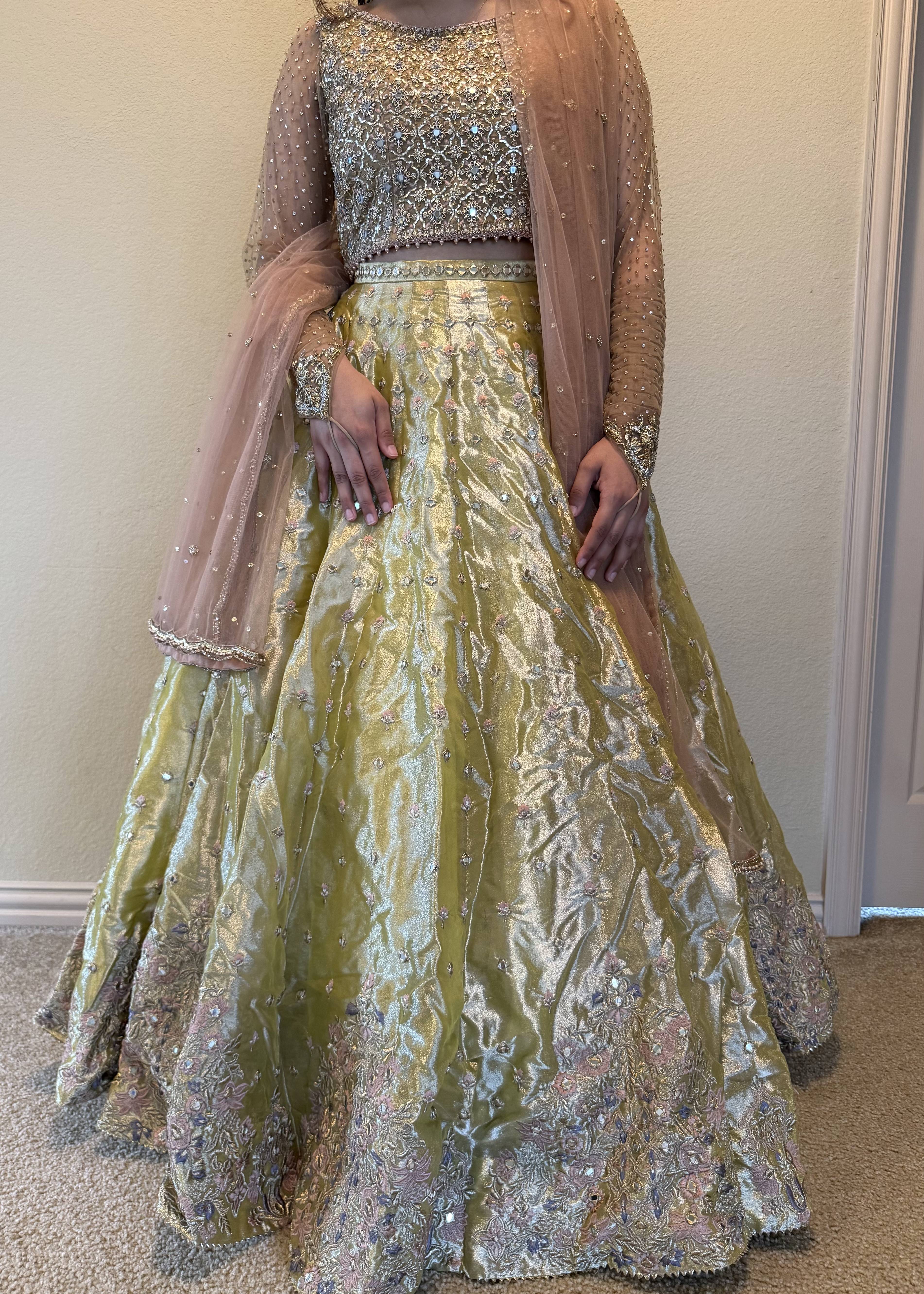 Pastel Yellow Lehenga Image - 0