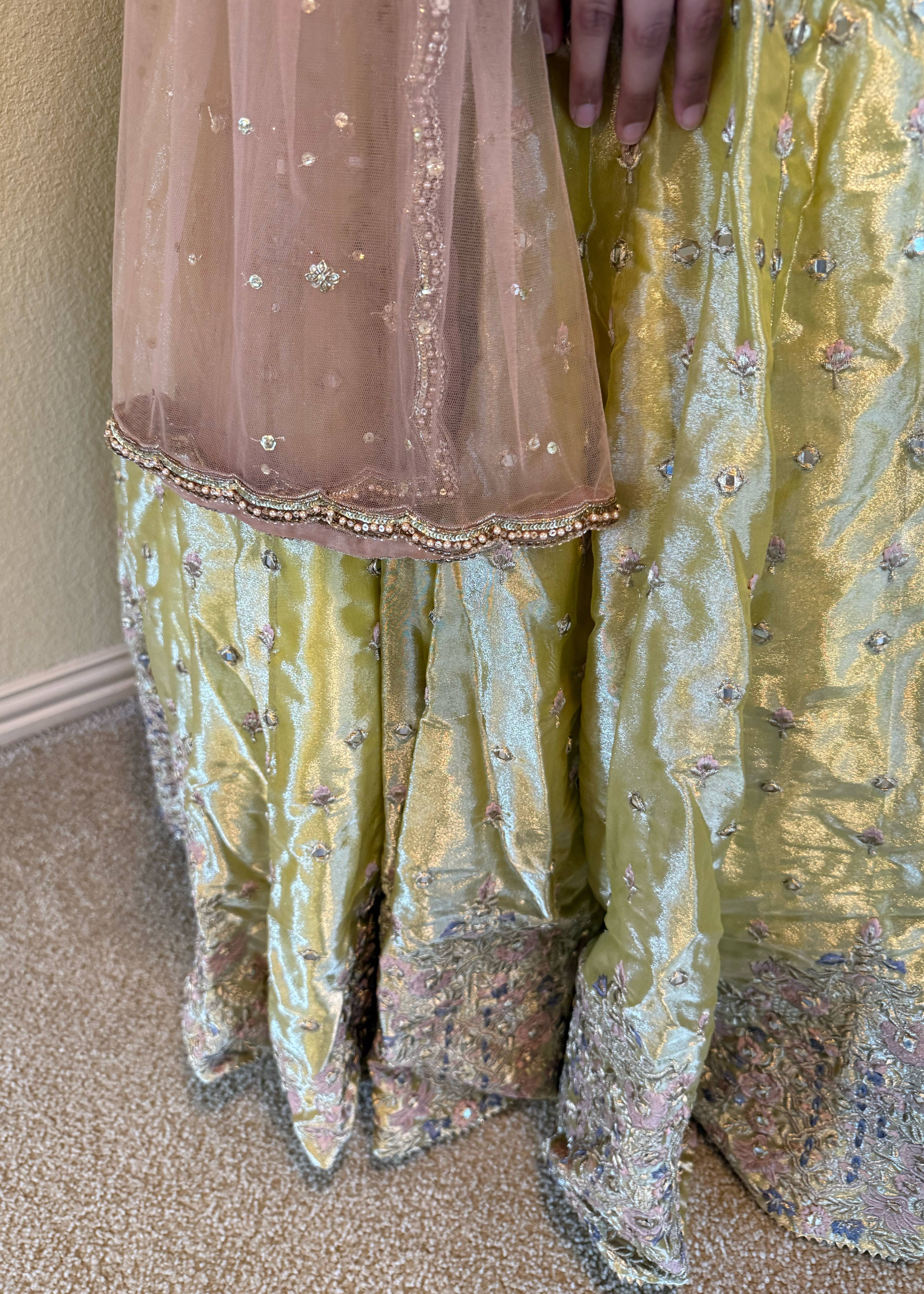 Pastel Yellow Lehenga Image - 1