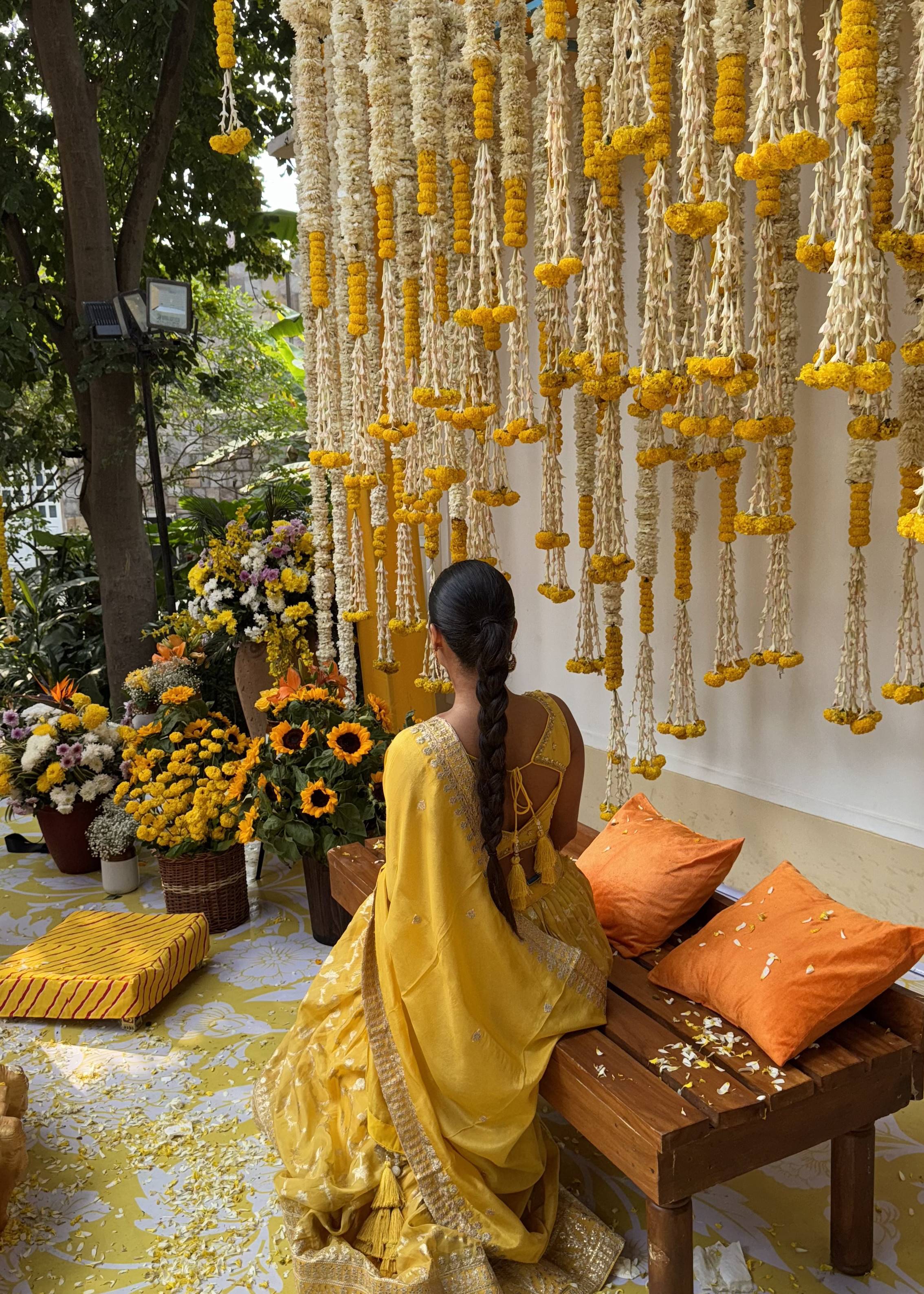 Haldi Guest Embroidered Lehenga Image - 3