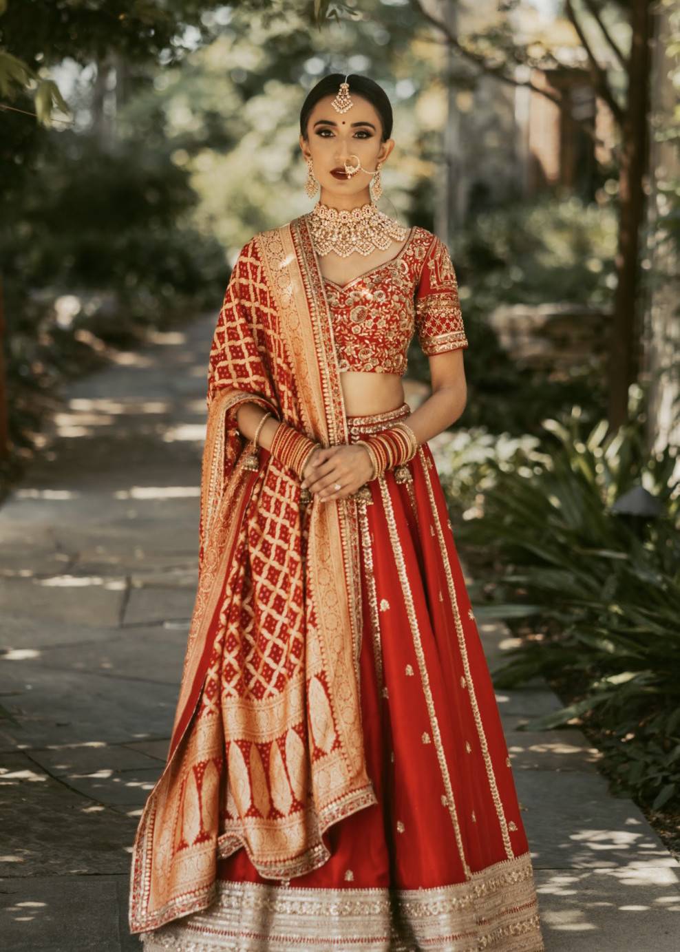 Gold Bridal Jewelry Set Image - 1