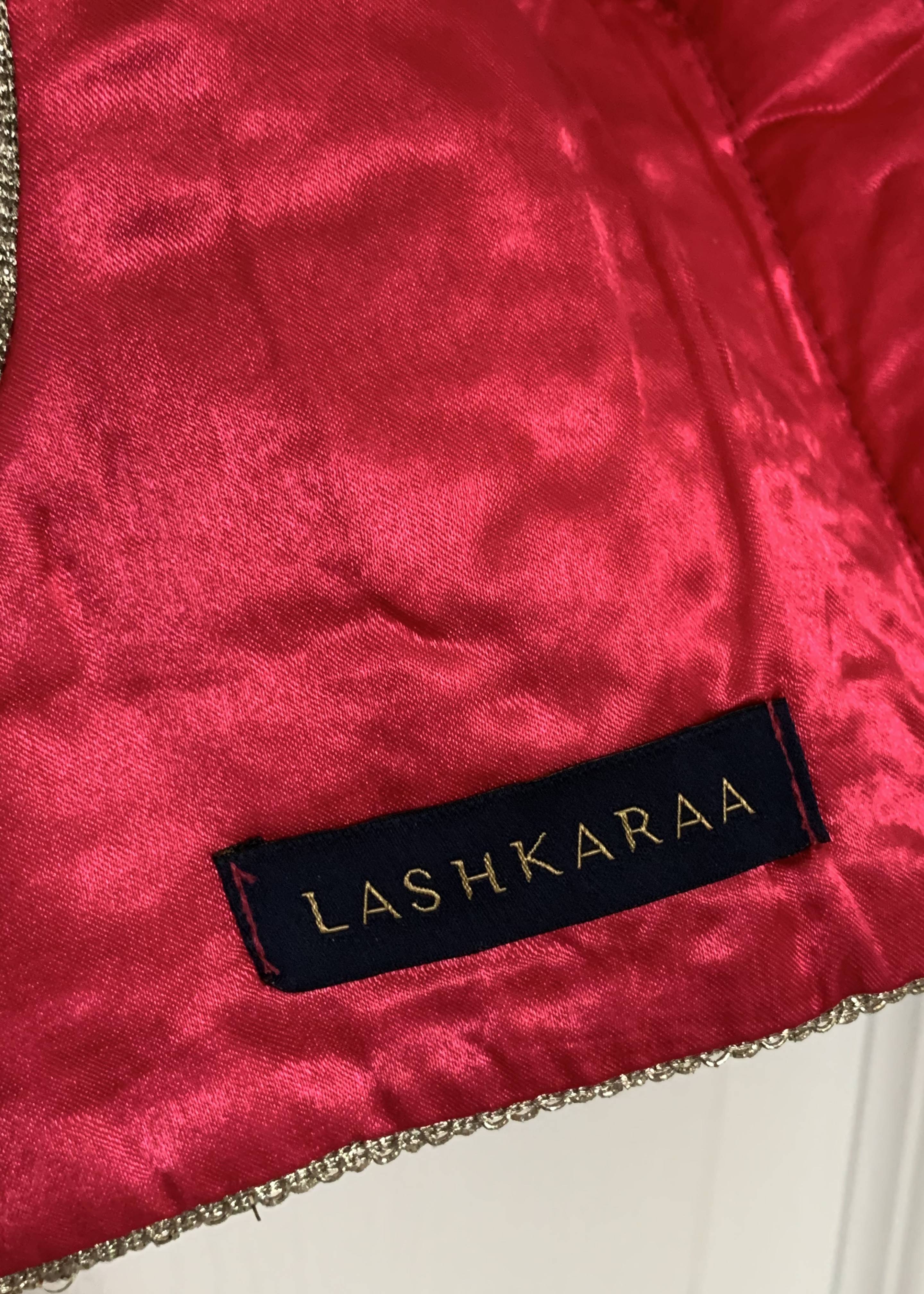 Pink Multicolor Floral Embroidered Sari Image - 6