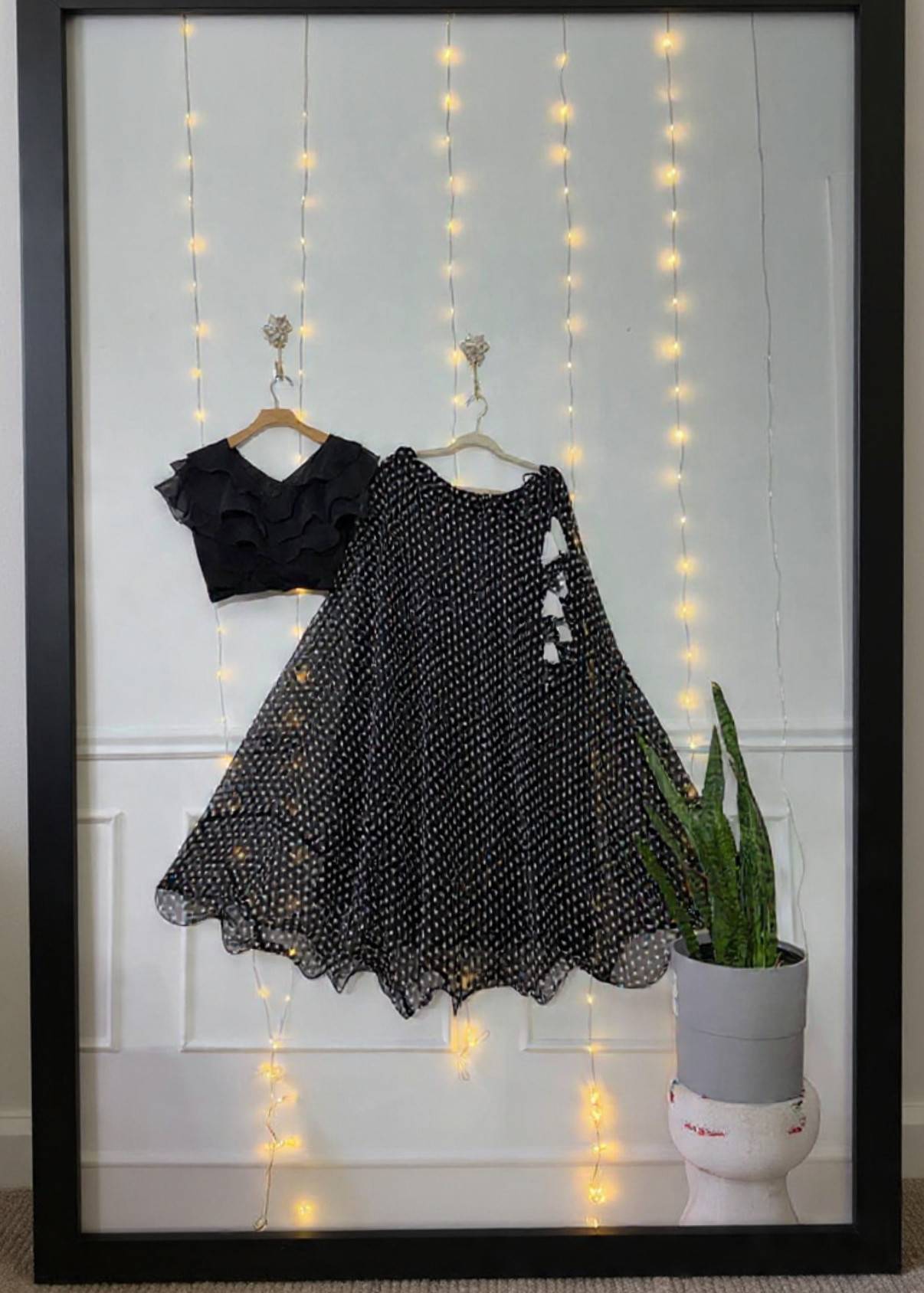 Polka Dot Skirt Set Image - 1