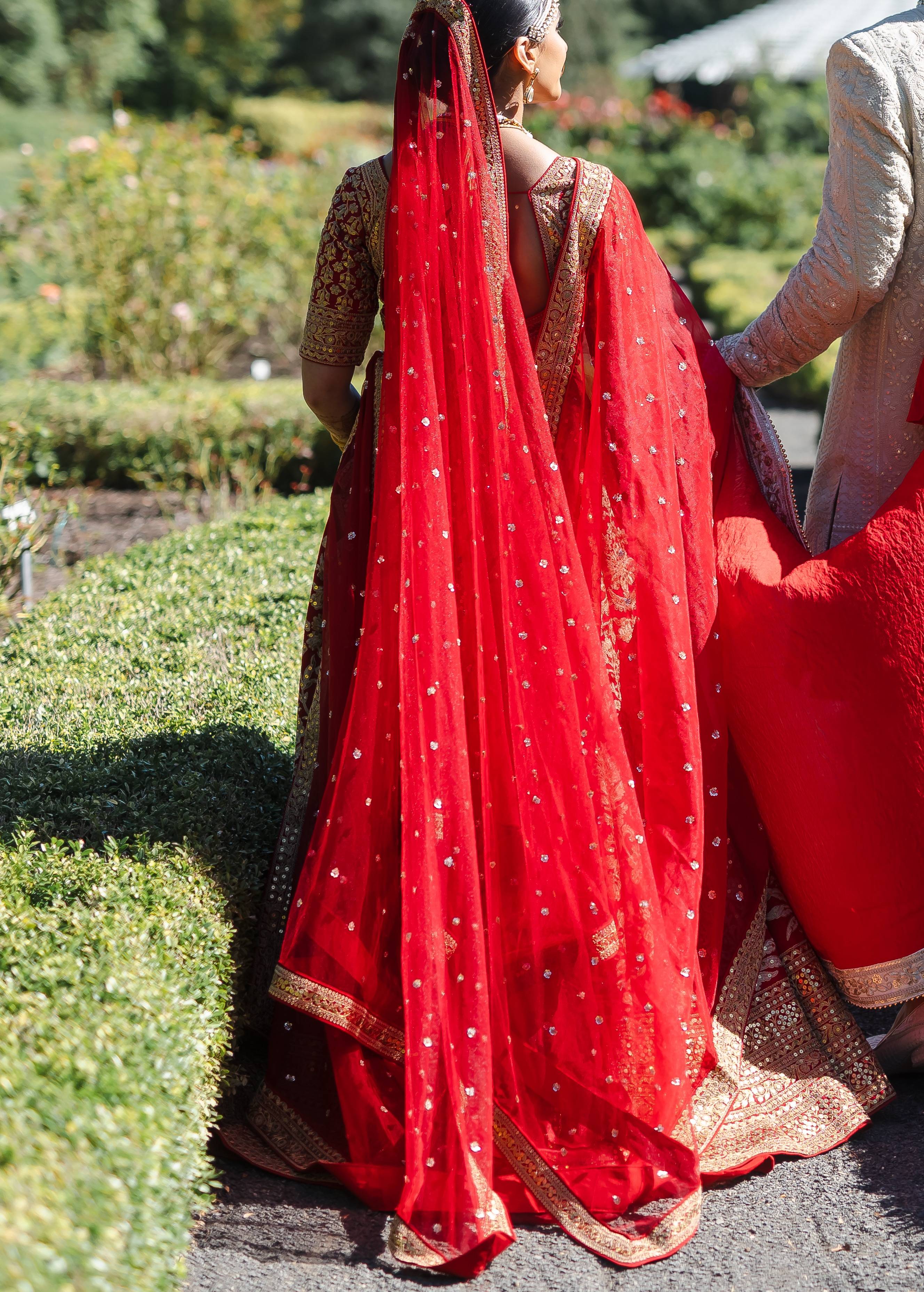 Red Bridal Lehenga Image - 1