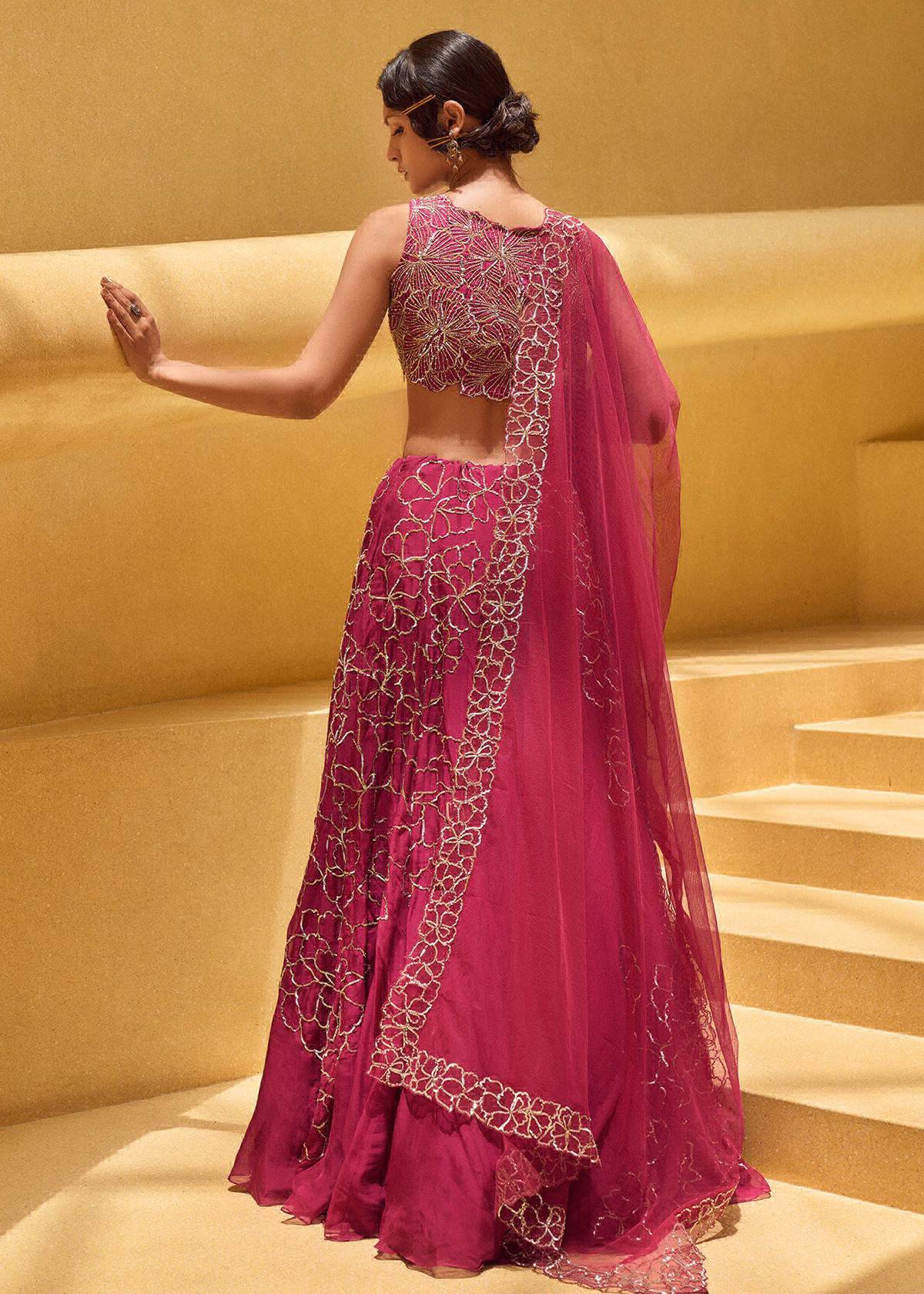 Rani Pink Lehenga Image - 1