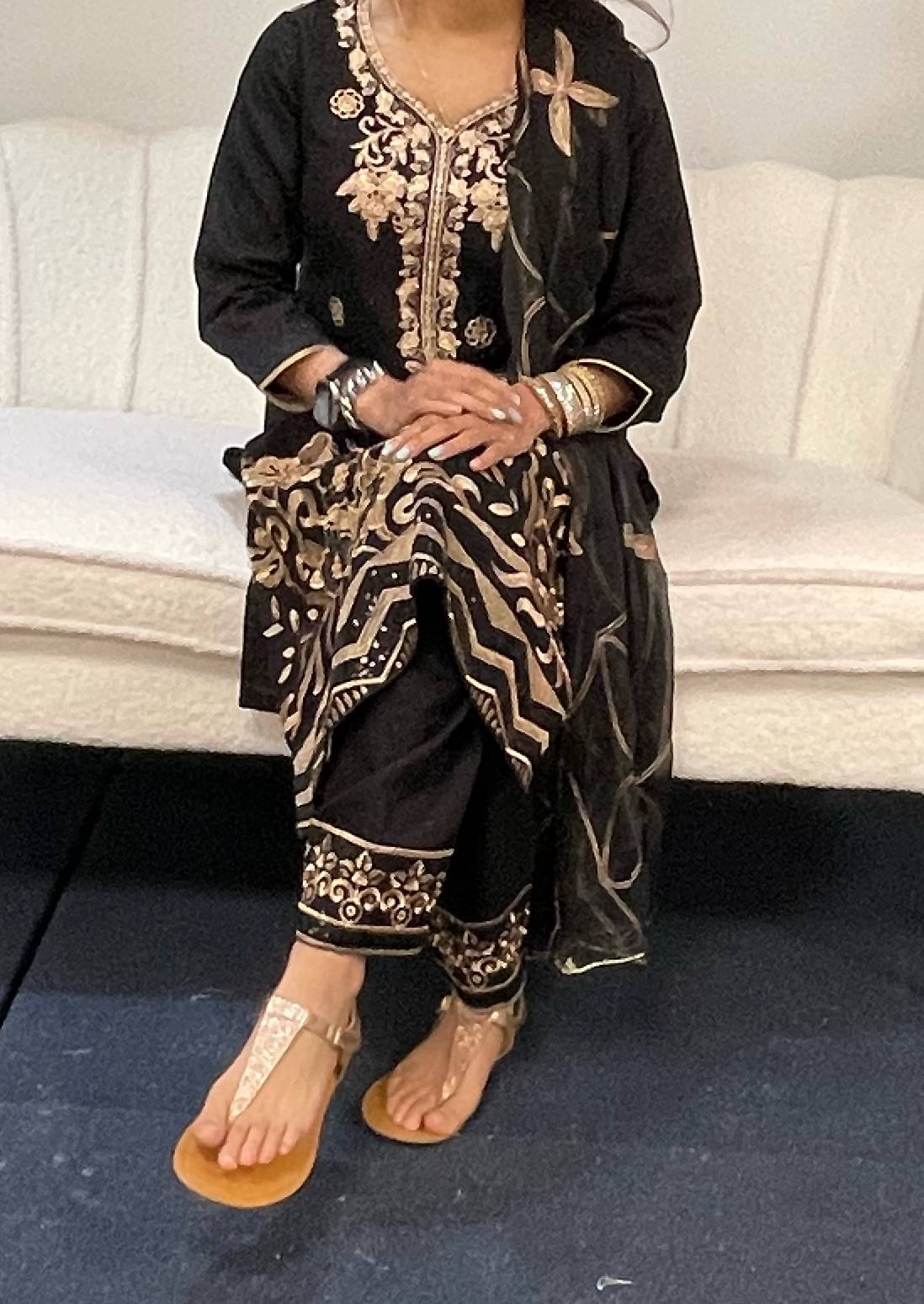 Black Kurta Sets Image - 0