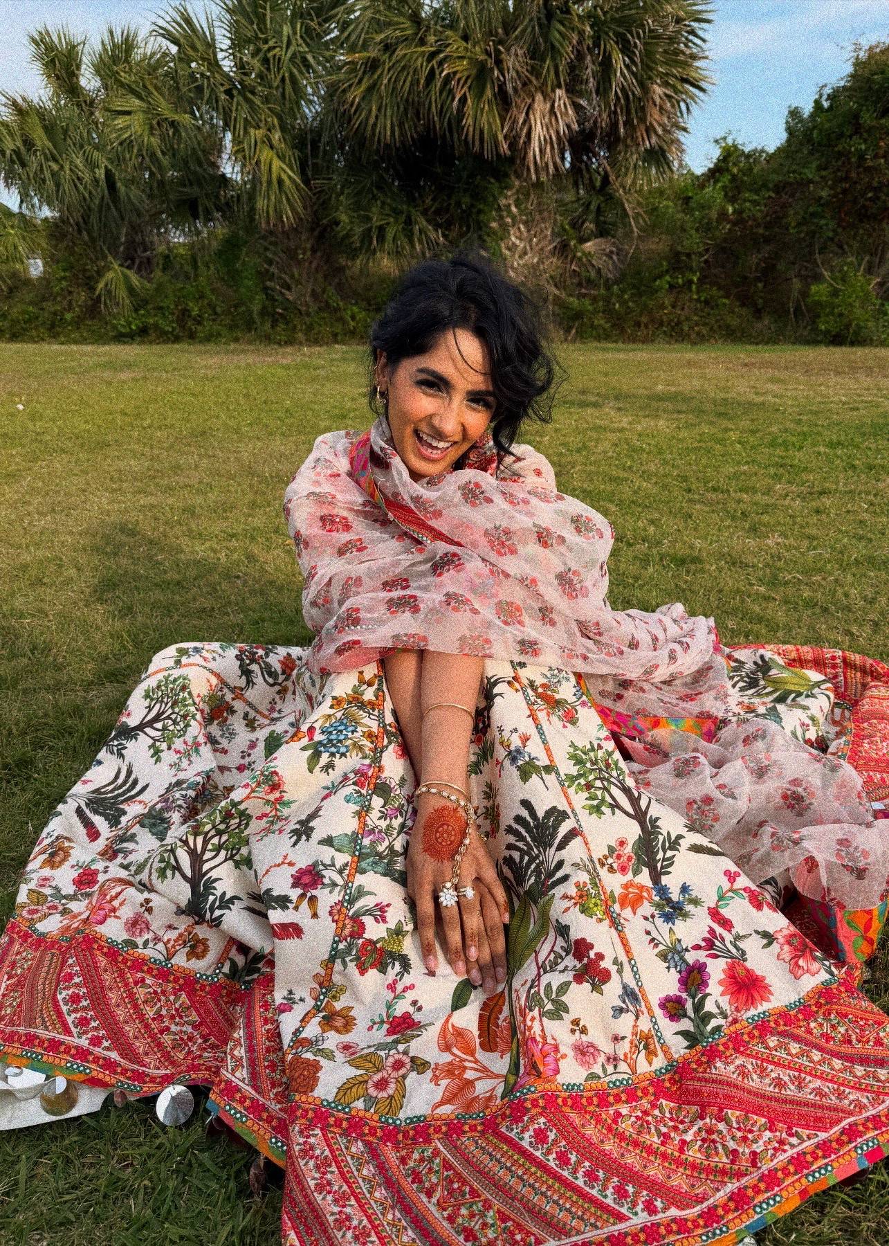 Floral Lehenga Image - 0