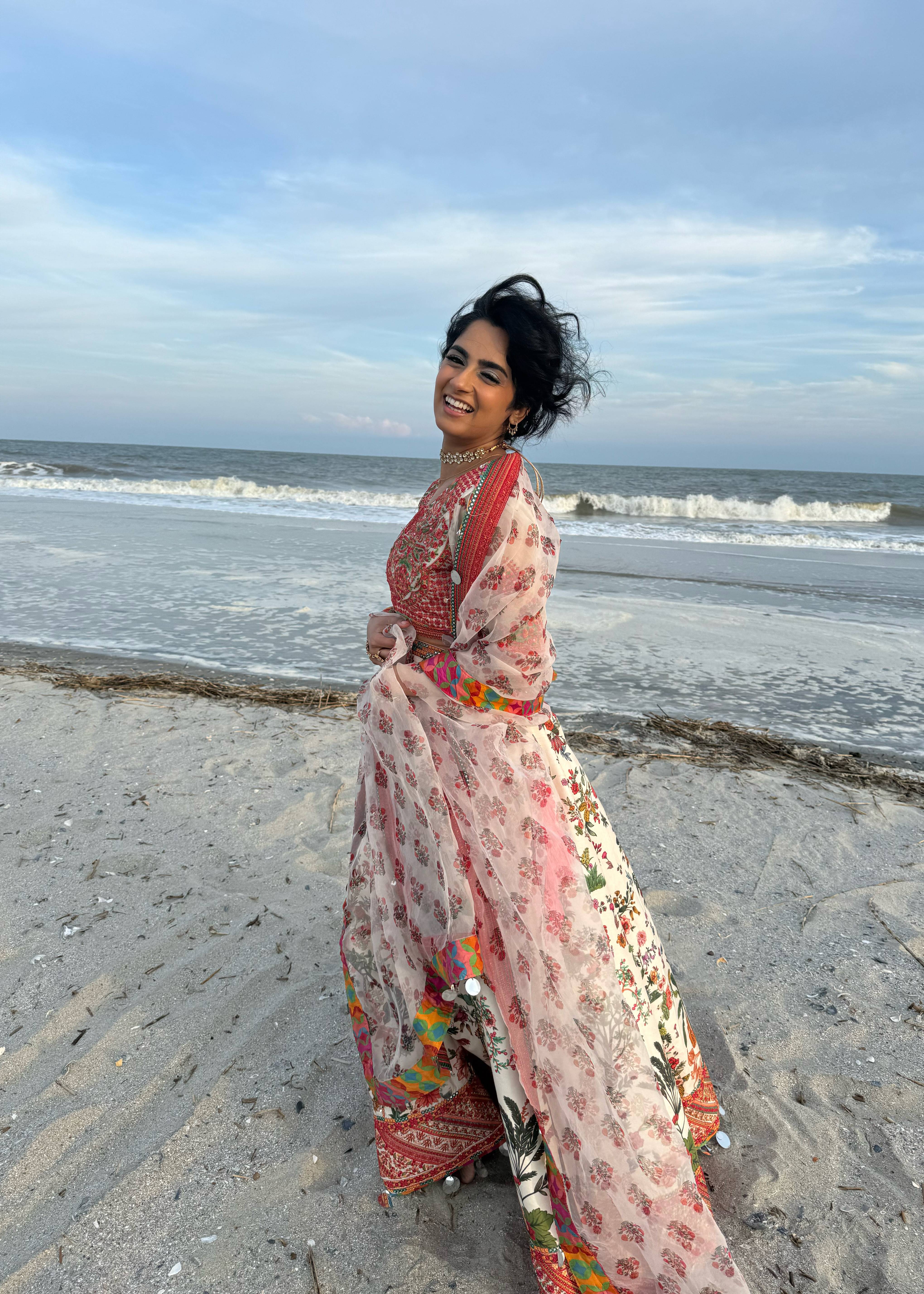Floral Lehenga Image - 2