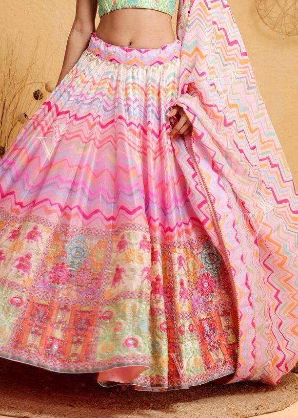 Leheriya Lehenga Image - 3