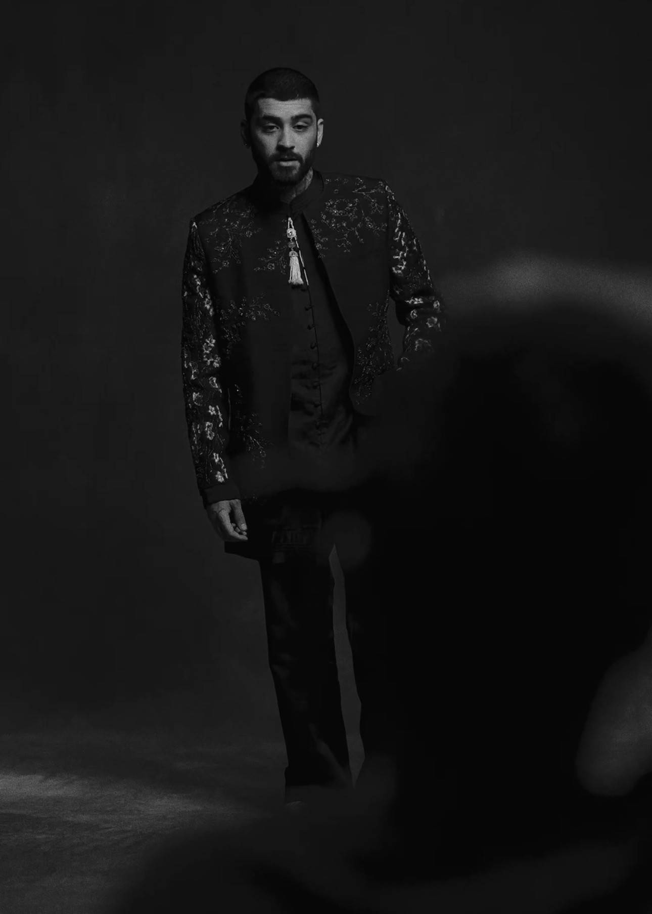 Rich Brown Short Jacket Set Image - 3