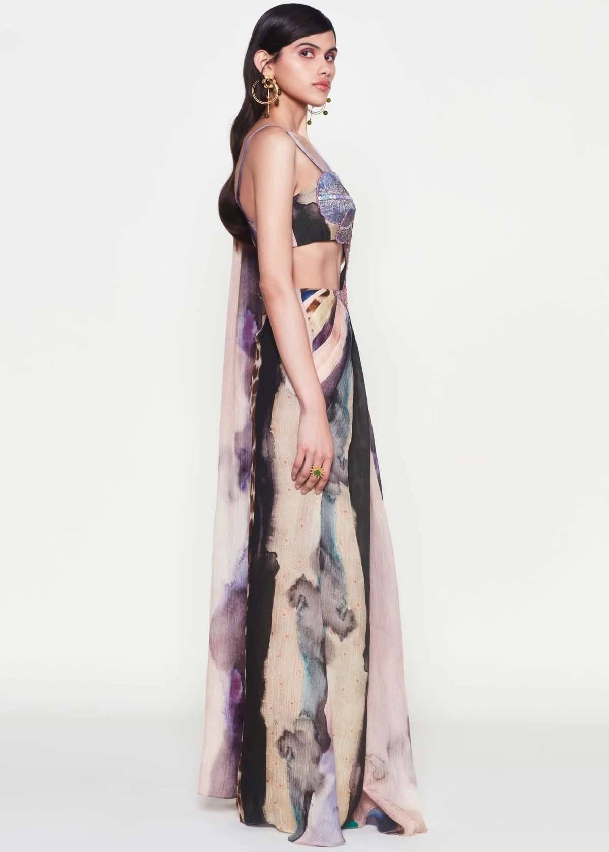 Amandine Sari Gown Image - 4