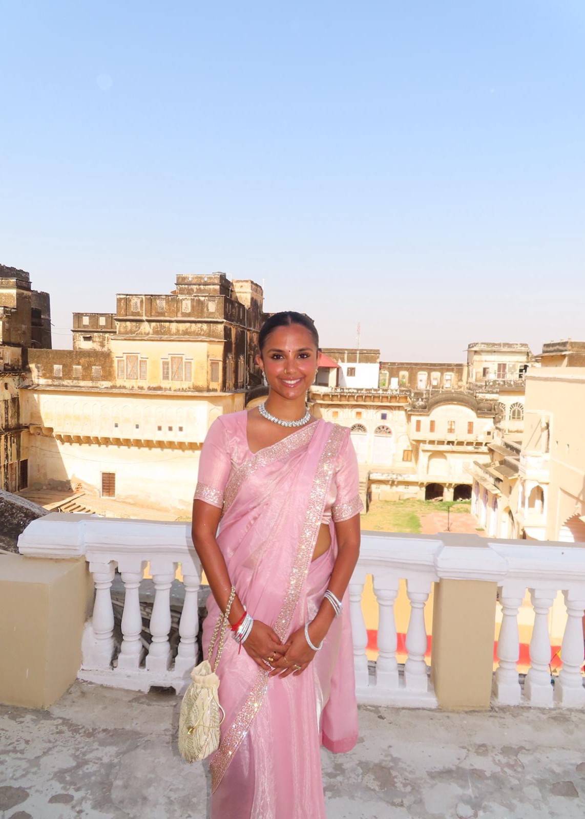Pink Sari Image - 2